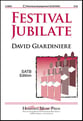 Festival Jubilate SATB choral sheet music cover